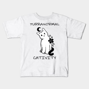 purranormal cativity halloween cat Kids T-Shirt